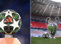 A Collage Of Uefa Champions League Final Ball.
